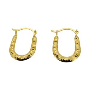 Earrings boy 14 KT Hollow