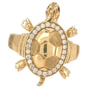 Rings Women jicotea 10k zicornia Size 6/2 Weight 3.2gm