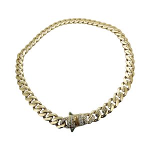 Necklaces Romany ,Hollow 10k zicornia clasp Size 10''*6mm Weight 9.3gm