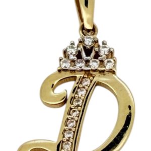 Pendants D 14 KT zicornia Weight 1.3gm