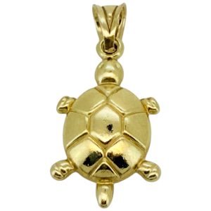 Pendants jicotea 14 KT Hollow Weight 0.7gm