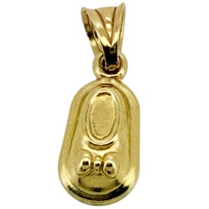 Pendants shoe 14 KT Hollow Weight 0.5gm