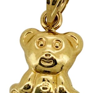 Pendants Bear 14 KT Hollow Weight 0.7gm
