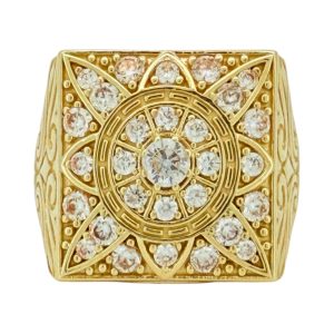 Rings Men Hollow 10k zicornia Size 11 3/4 Weight 11.2gm