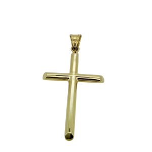 Pendants cross 10k Hollow Weight 1.1gm