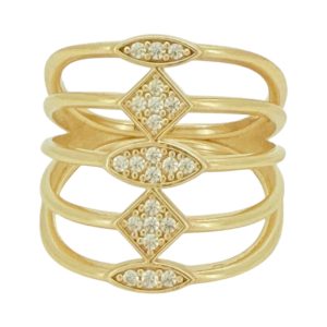 Rings Women 10k zicornia Size 6 Weight 4gm