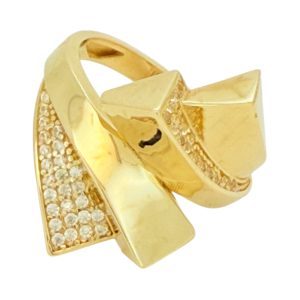 Rings Women Hollow 10k zicornia Size 7 Weight 3.8gm