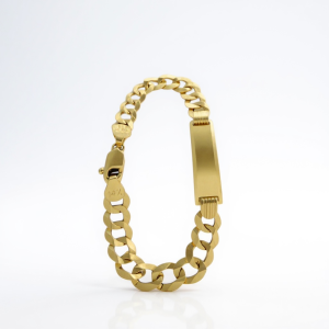 Bracelets 14 KT Solid gold Size 6''*5.7mm Weight 6gm