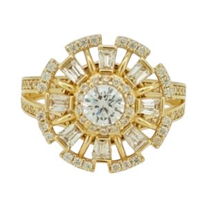 Rings Women 14 KT zicornia Size 7/2 Weight 4gm