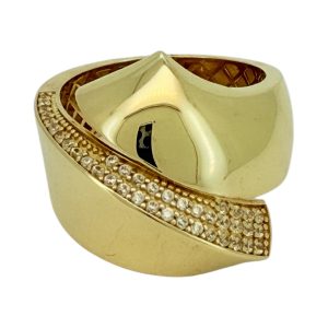 Rings Women Hollow 10k zicornia Size 8/2 Weight 3.9gm