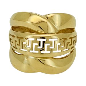Rings Women 10k Hollow Size 7 Weight 3.5gm