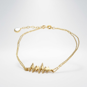 Bracelets 10k Hollow Size 7'' Weight 2.2gm