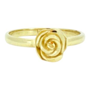 Rings Women flower 10k Hollow Size 7/2 Weight 2.5gm