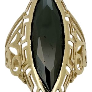 Rings Women 14 KT Black Size size 9 Weight 5.8gm