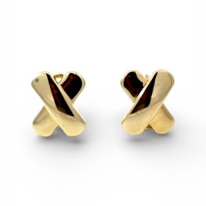 Earrings Omega 10k Hollow Weight 3gm