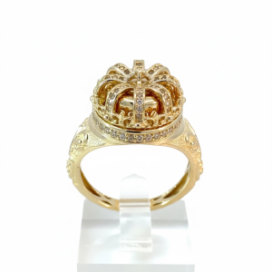 Rings Men 10k Hollow Size 11 Weight 7.7gm