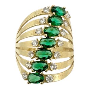 Rings Women 14 KT zicornia Size  7/2 Weight 5GM