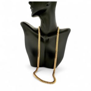 Chains Cuban link 10k Solid gold Size 18''*6mm Weight 46.6gm