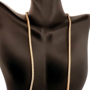 Chains Tennis 10k zicornia Size 18'' Weight 14.9gm