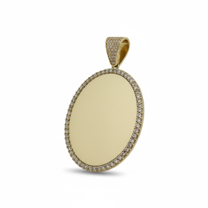 Photo pendant 10k zicornia Weight 8.4gm