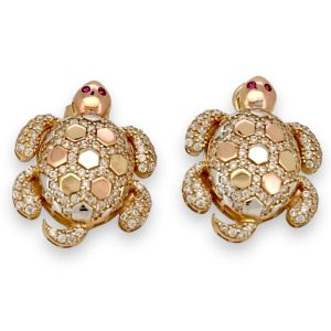 Earrings jicotea 10k zicornia Weight 5.3gm