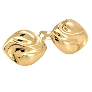 Earrings Omega 14 KT Hollow Weight 4.8gm