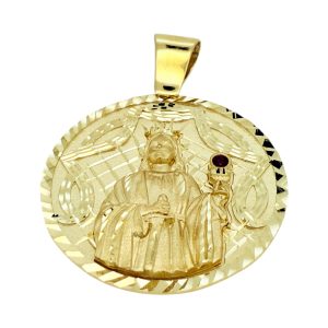 Pendants SANTA BARBARA 14 KT Solid gold Weight 1.5gm