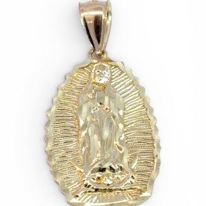 Pendants Guadalupe 10k Hollow Weight