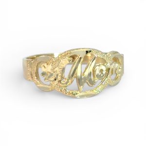 Rings Women Mon 10k Hollow Size 7/2 Weight