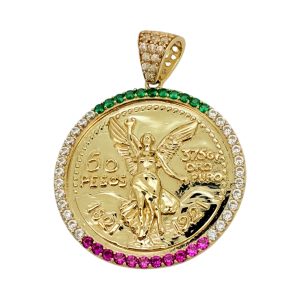 Pendants centenario 14 KT zicornia Weight