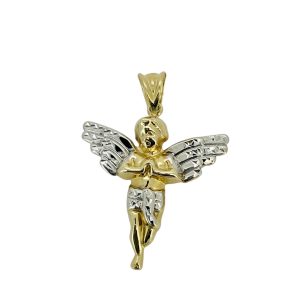 Pendants Angel 10k Hollow Weight