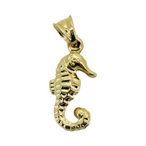 Pendants sea horse 14 KT Hollow