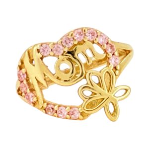 Rings Women Mom 14 KT zicornia Size size 7 Weight 3gm