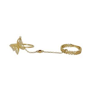 Rings Women 14 KT zicornia Size 9 Weight 3.2gm