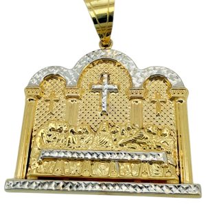 Pendants The last supper 10k Hollow Weight