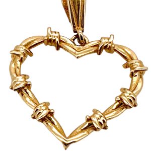 Pendants heart 14 KT Hollow