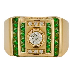 Rings Men 14 KT zicornia Size size 12