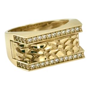 Rings Men 14 KT zicornia Size 11 Weight