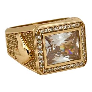 Rings Men 14 KT zicornia Size size 10 Weight