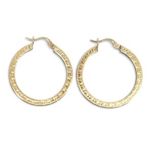 Earrings Crooked 10k Hollow