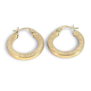 Earrings Crooked 10k Hollow