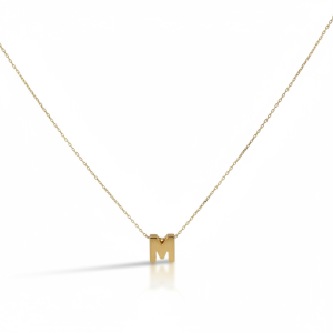 Chains letra M 10k Hollow Size 18'' Weight