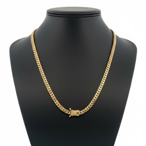 10K Solid Gold Miami Cuban Link Chain - 20 in, 4 mm 25.5gm
