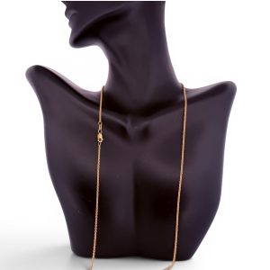 14K Gold Rolo Chain Necklace – 20 in, 1.4 mm